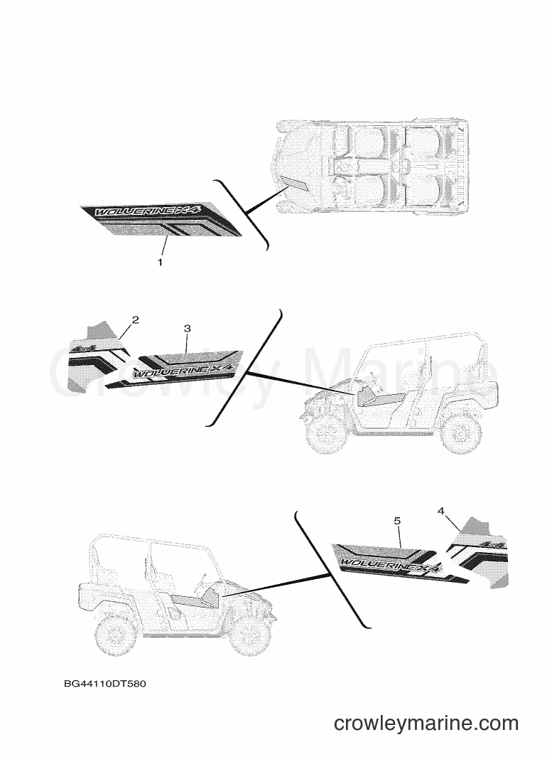 2019 ATV YXF850E - YXF850E (BG4E) [010] - GRAPHICS