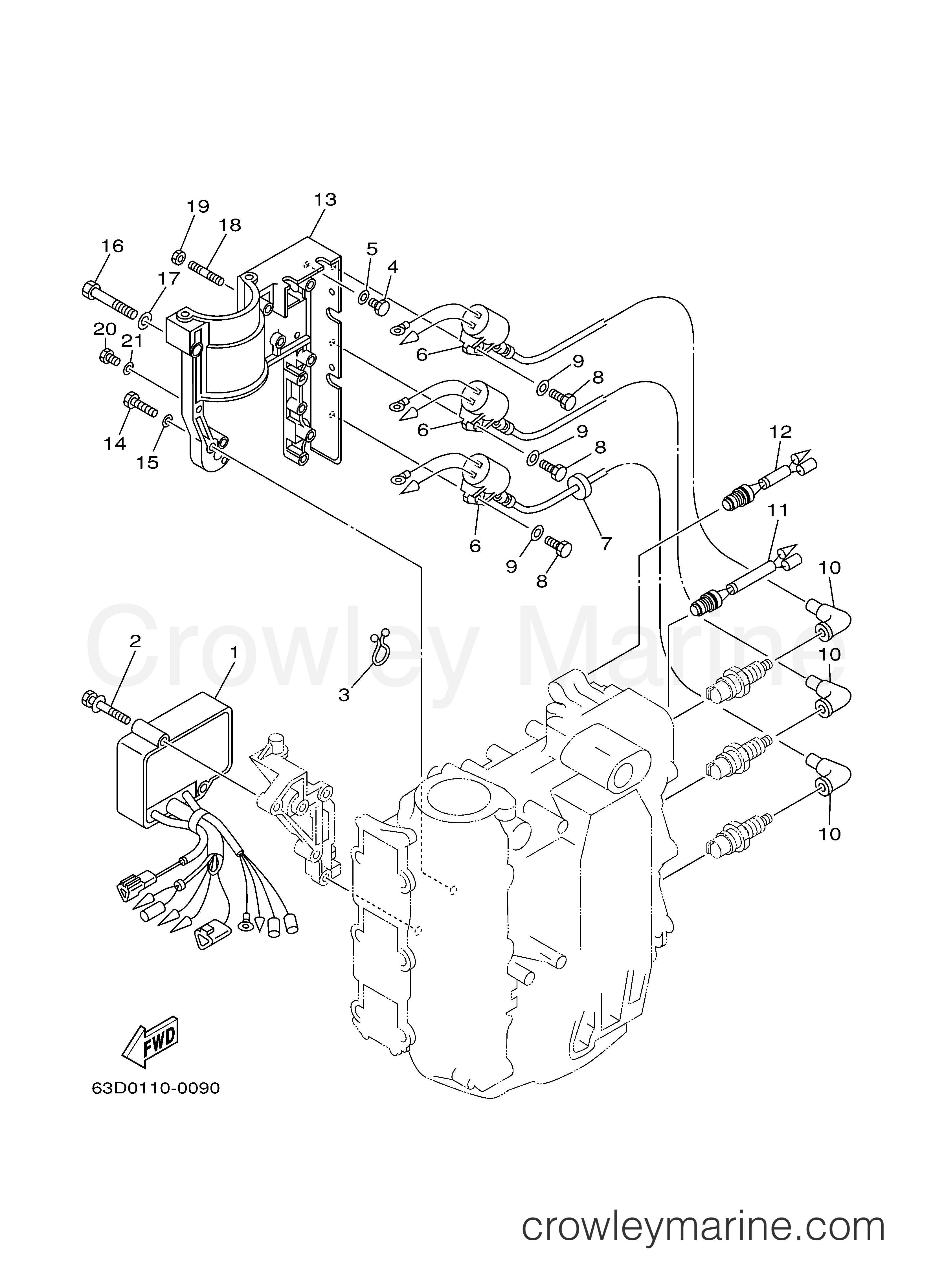 Yamaha Motors C40TLRY - ELECTRICAL 1