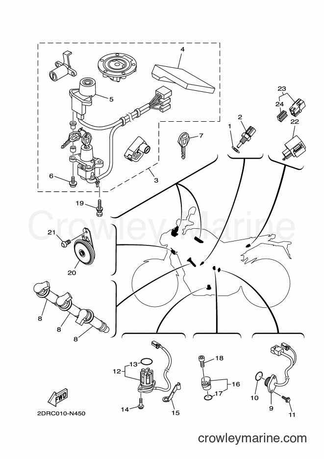2015 Street Bike MT-09A - MT-09A (2DRM) [010] - ELECTRICAL 2