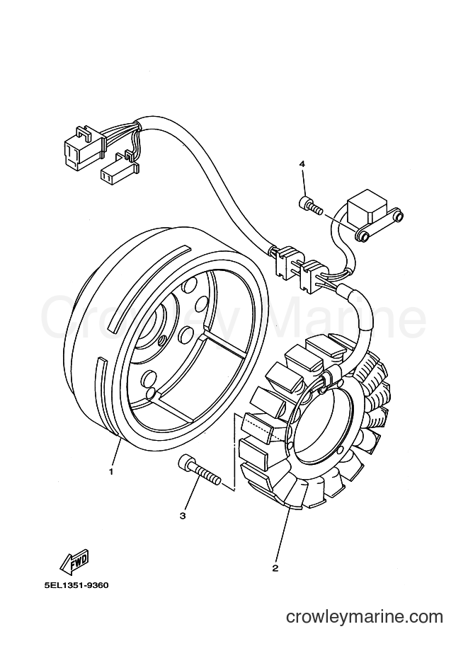Yamaha Motors XVS1100 (5EL8) [070] - GENERATOR