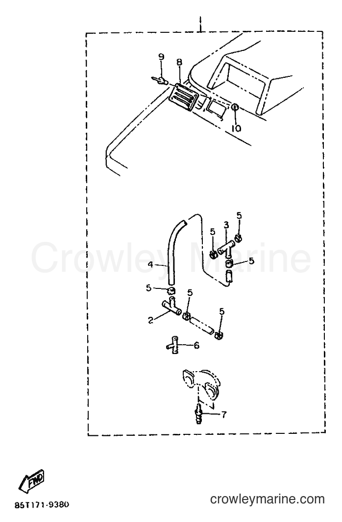 1991 Snowmobile ET400T - ET400T (88J1) [010] - ALTERNATE (COOLING KIT)