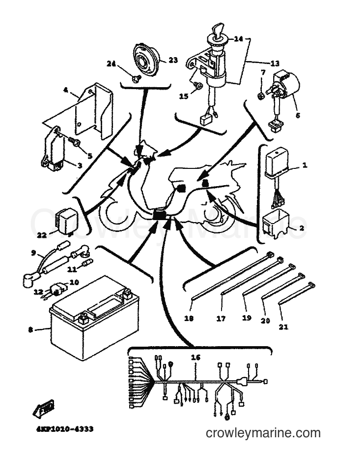 Yamaha Motors XC125TR (4THF) [010] - ELECTRICAL 1