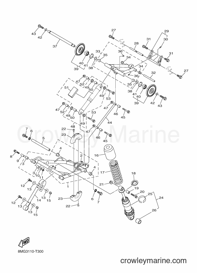 2018 Snowmobile SRS10BS53 - SRS10BS53 (8MG3) [010] - TRACK SUSPENSION 2
