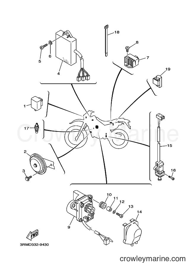 2000 Dirt Bike DT125R - DT125R (3RMJ) [070] - ELECTRICAL 2