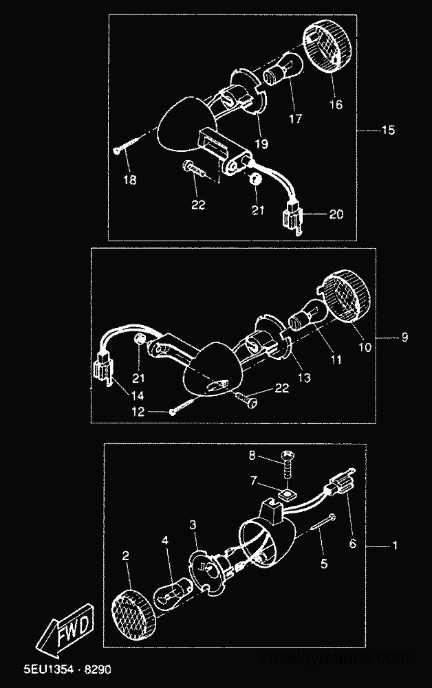 2000 Scooter YH50 - YH50 (5FV3) [010] - BLINKLEUCHTE