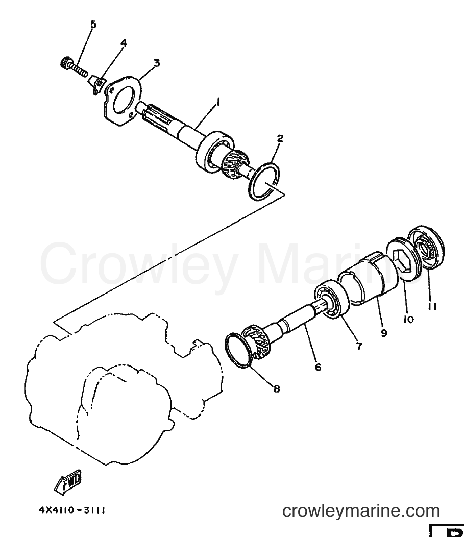 Yamaha Motors PW50W (3PT1) [010] - TRANSMISSION
