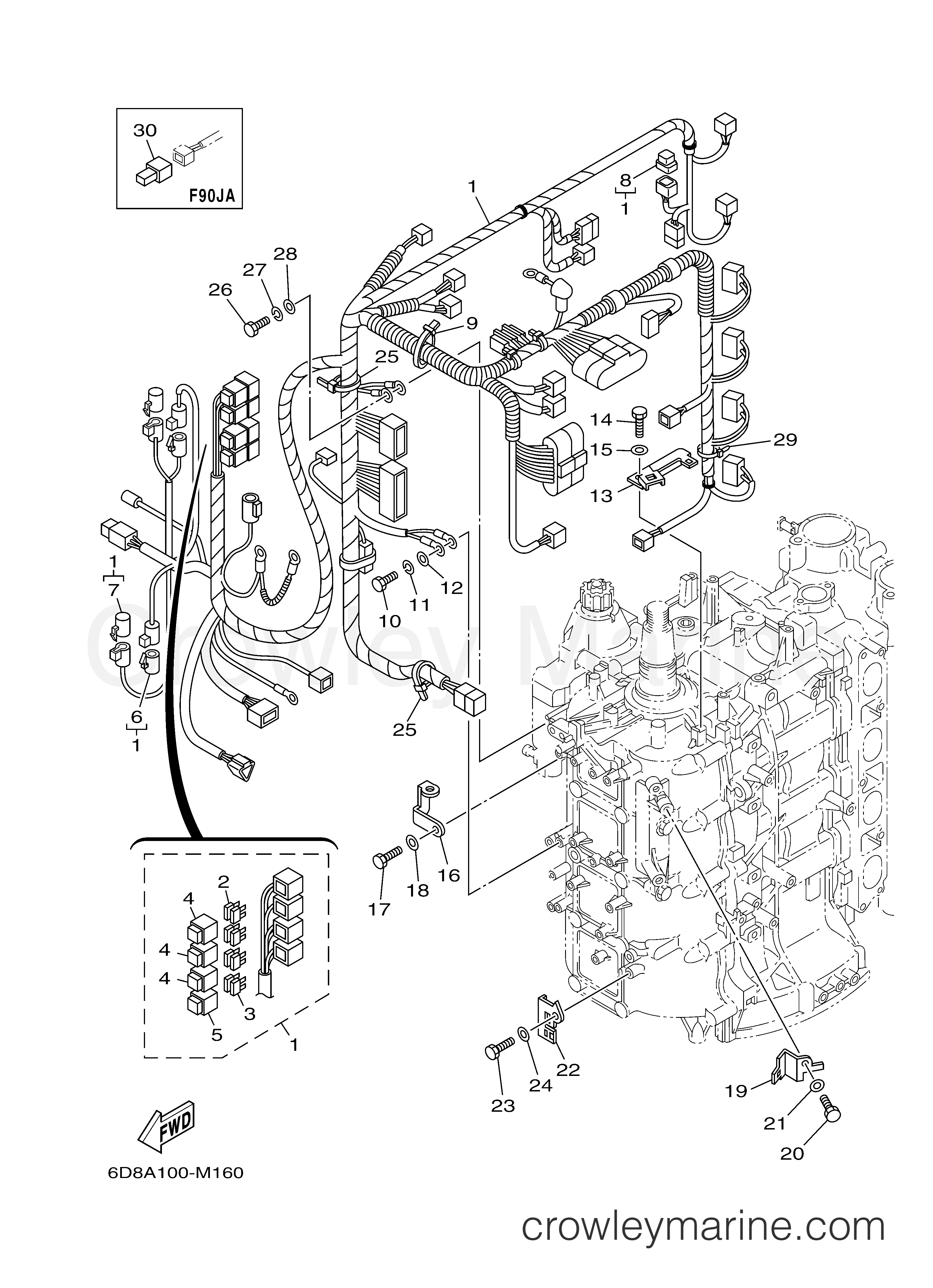 Yamaha Motors F90JA - ELECTRICAL 3