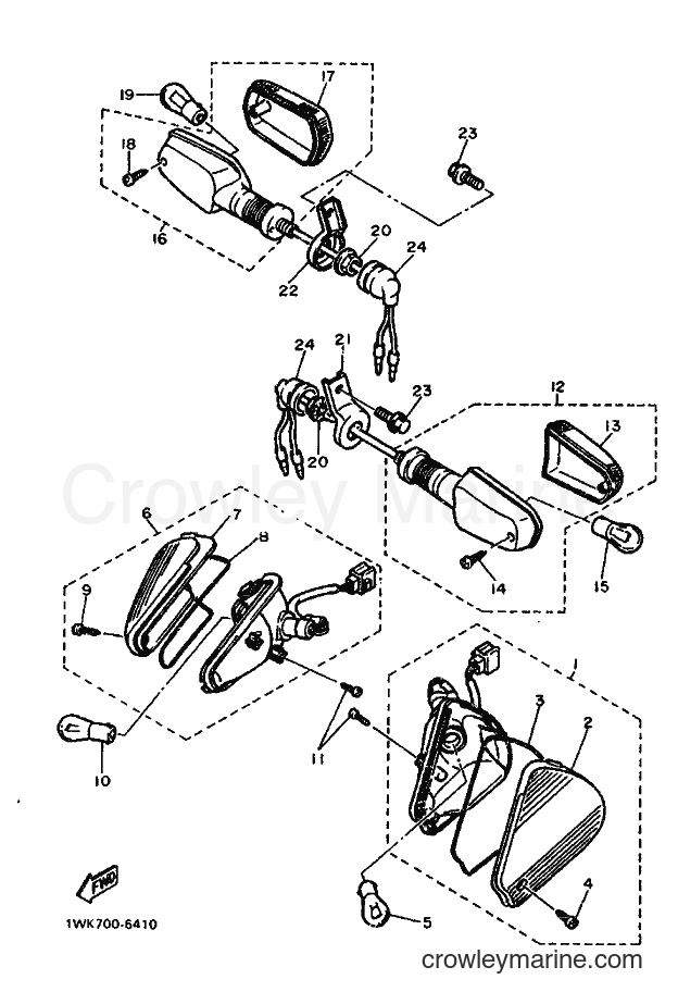 1986 Sport Bike FJ1200 - FJ1200 (1TX) [99A] - FLASHER LIGHT