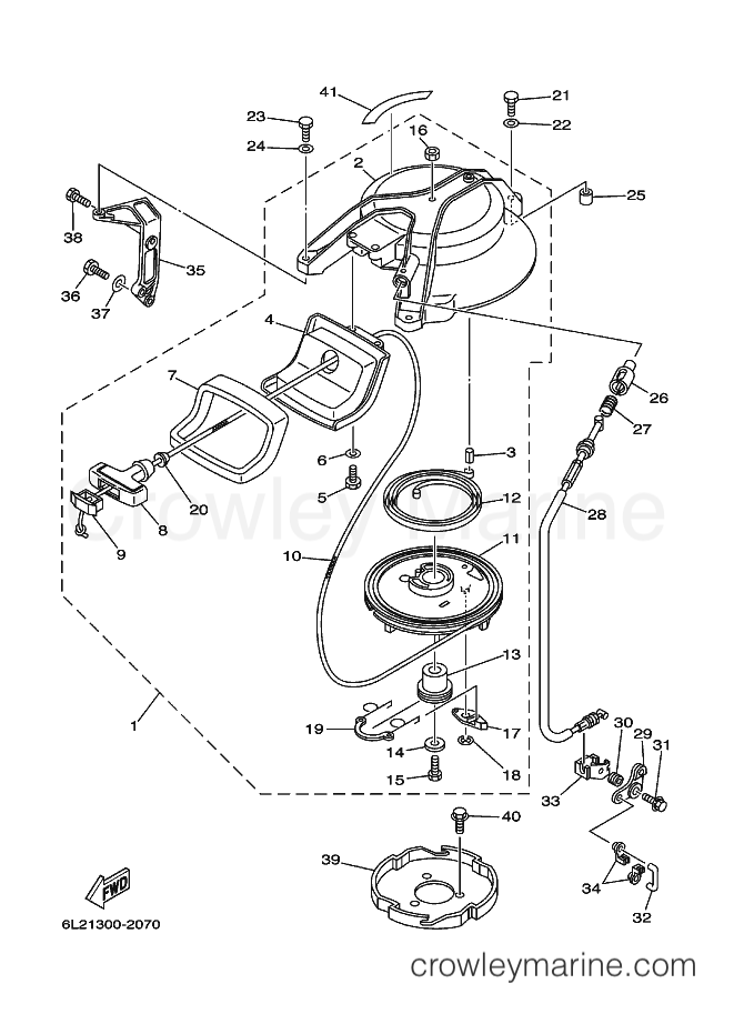 Yamaha Motors 20D (6L31) [170] - STARTER