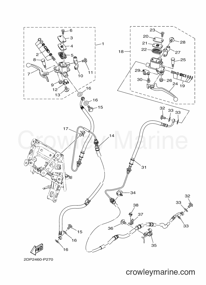 2017 Street Bike GPD150 - GPD150 (2DP7) [010] - FRONT MASTER CYLINDER 2