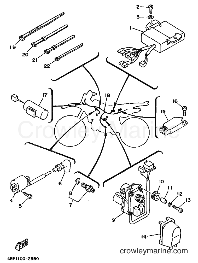 1991 Dirt Bike WR200R - WR200R (4BF1) [010] - ELECTRICAL 1