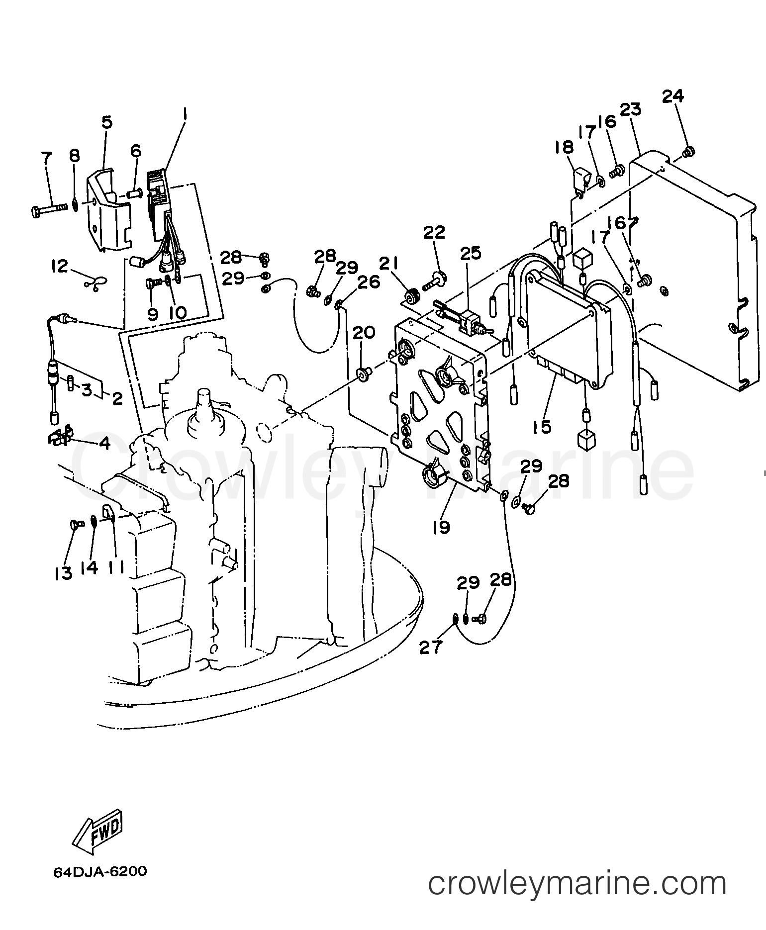 Yamaha Motors 225TLRV - ELECTRICAL 1