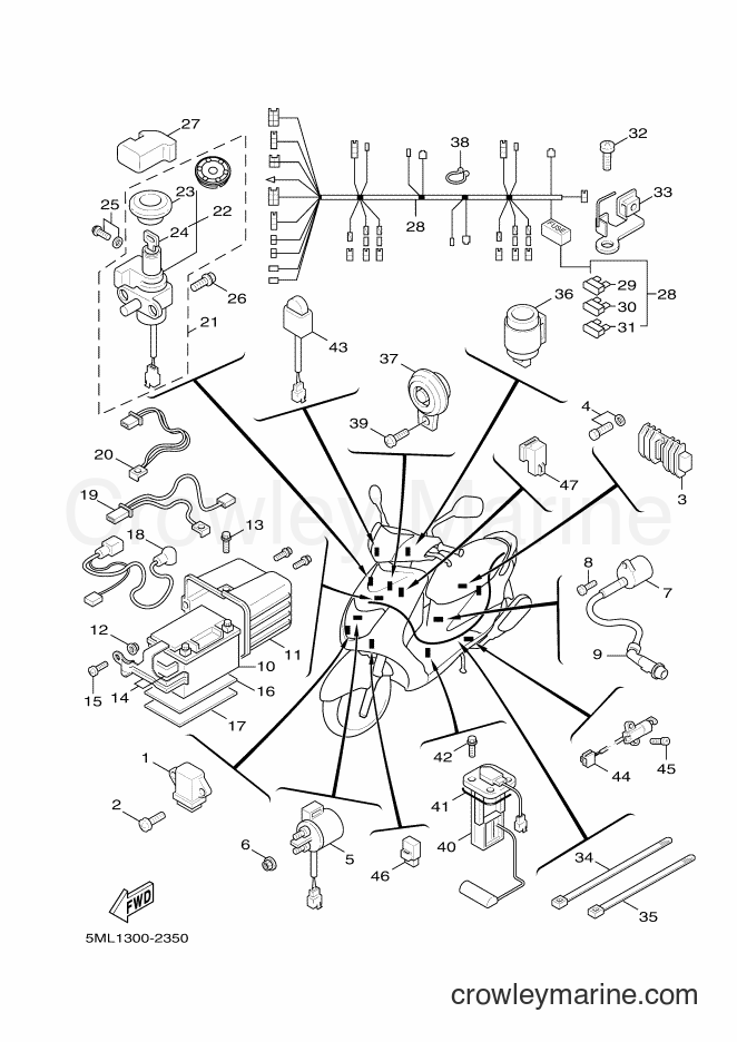 Yamaha Motors NXC125 (5ML1) [010] - ELECTRICAL 1