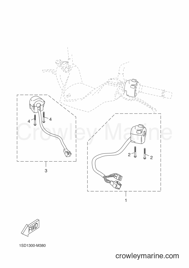 Yamaha Motors YP400R (1SDB) [020] - HANDLE SWITCH & LEVER