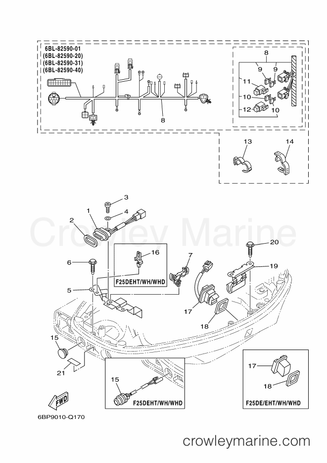 Yamaha Motors F25DEHTL (6BP9) [390] - ELECTRICAL 5