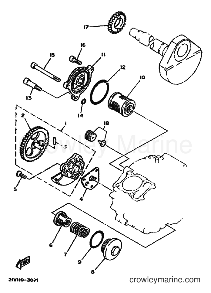 1984 ATV YFM200 - YFM200 (52H) [999] - OIL PUMP