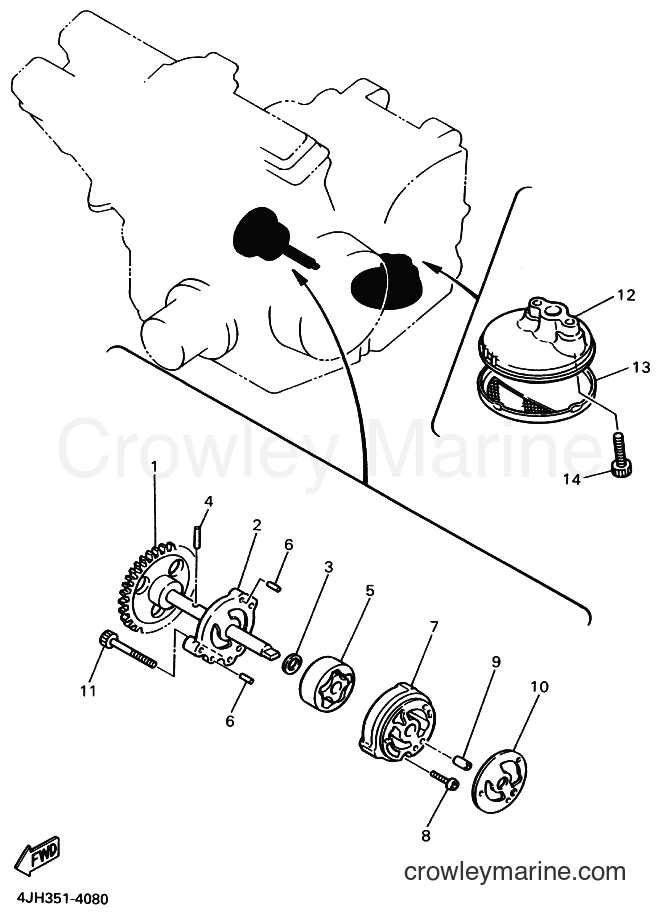 2003 Street Bike FZS600 - FZS600 (5RT4) [080] - OIL PUMP