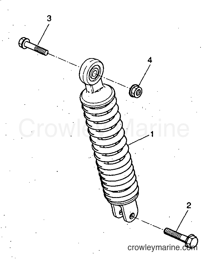 1999 Scooter YH50 - YH50 (5FV1) [020] - REAR SUSPENSION
