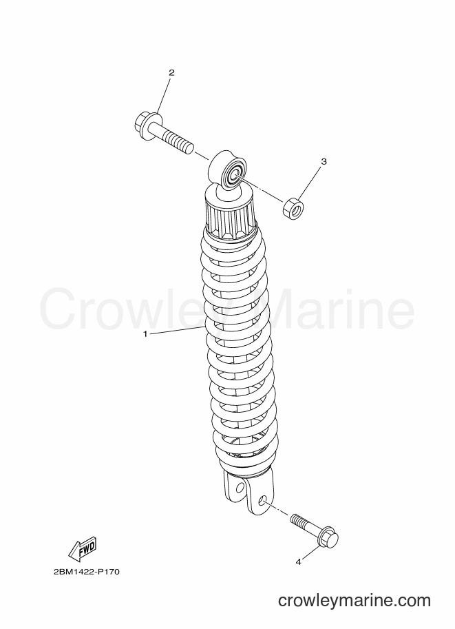 2016 Street Bike LTF125 - LTF125 (2BL3) [010] - REAR SUSPENSION