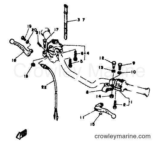 1982 Street Bike RD350LC - RD350LC (4L0) [999] - HANDLE SWITCH & LEVER