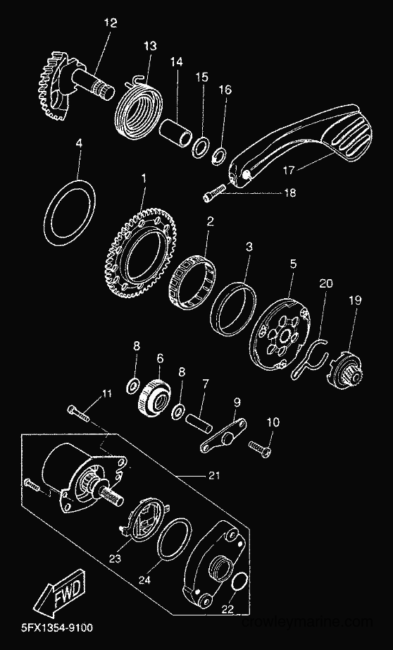 Yamaha Motors CW50 (5HG4) [010] - STARTER