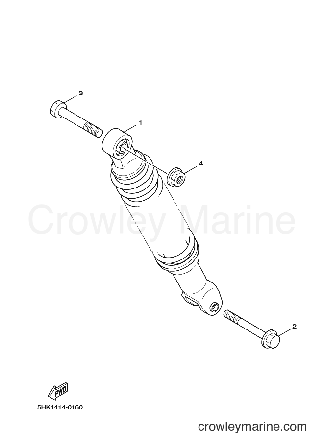 2006 Scooter XC125E - XC125E (4P71) [010] - REAR ARM & SUSPENSION