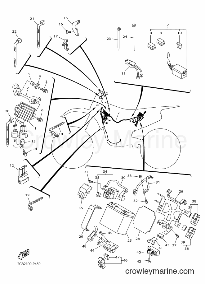 2015 Dirt Bike WR250F - WR250F (2GB3) [010] - ELECTRICAL 2