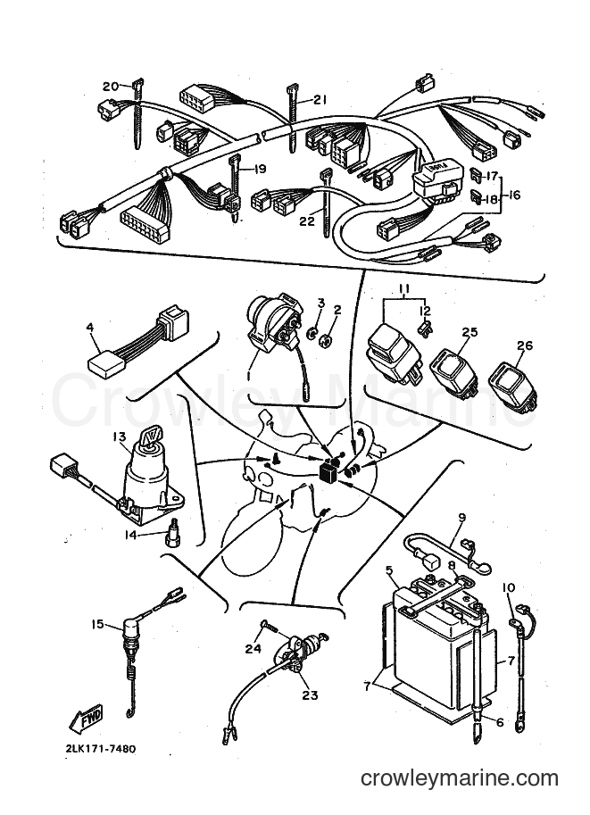 1988 Sport Bike FZR1000 - FZR1000 (2LK0) [010] - ELECTRICAL 2