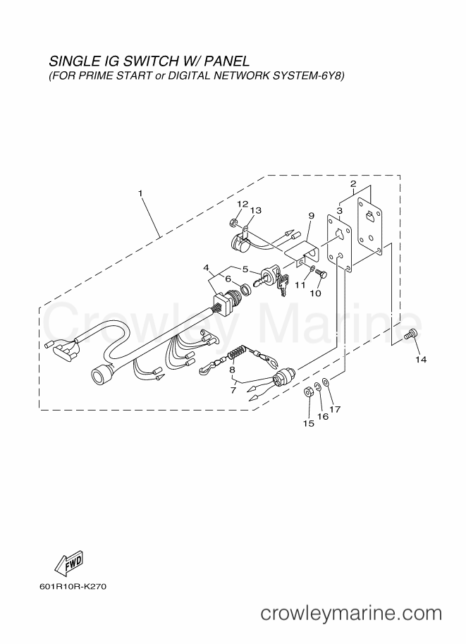 Yamaha Motors RIGGING REMOCON-2015 (601R) [010] - SWITCH & PANEL 2