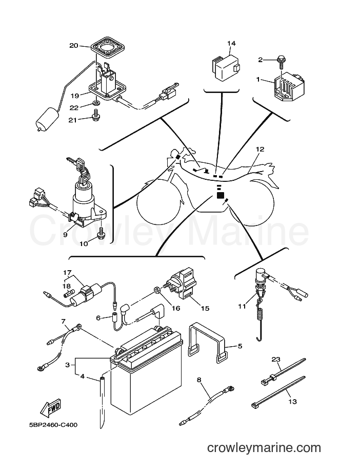 2004 Street Bike SX-4 - SX-4 (5BP2) [010] - ELECTRICAL 1