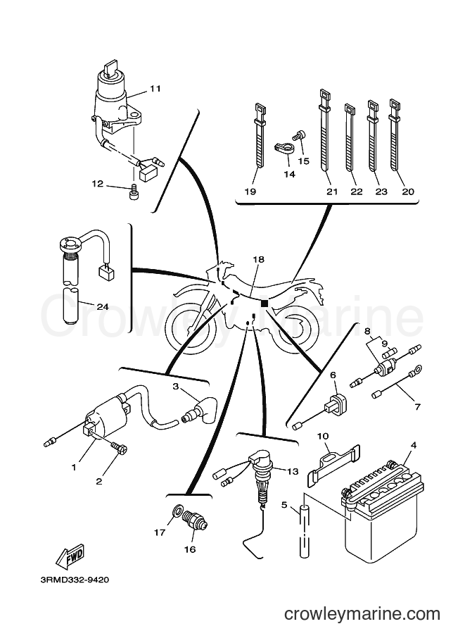 1999 Dirt Bike DT125R - DT125R (3RMD) [010] - ELECTRICAL 1