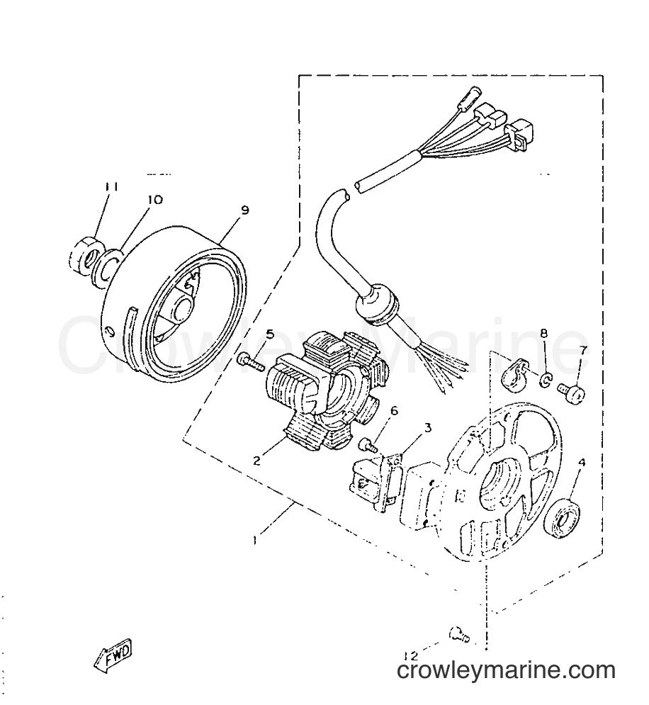 1996 Scooter CY50R - CY50R (3WG6) [999] - GENERADOR
