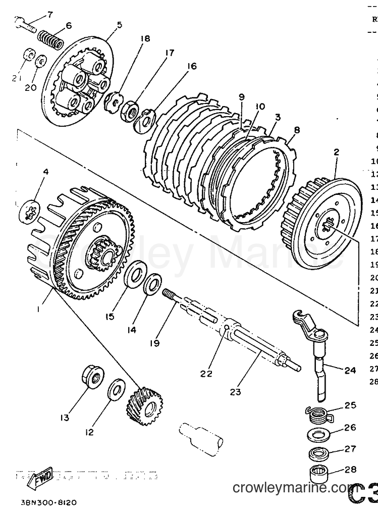 Yamaha Motors DT125R (3PY1) [999] - CLUTCH