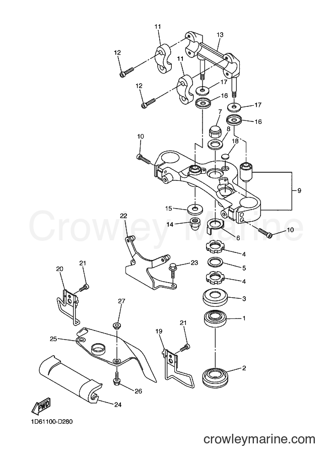 2008 Cruiser XVZ13CT - XVZ13CT (1D6J) [010] - STEERING