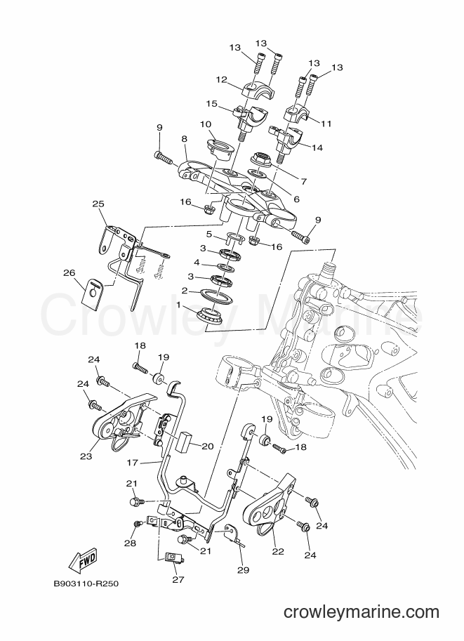 2016 Sport Bike XSR900 - XSR900 (B90C) [010] - STEERING