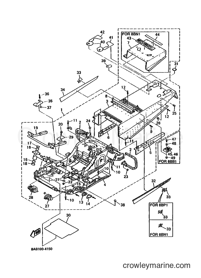 Yamaha Motors VX500 (8AB1) [020] - FRAME