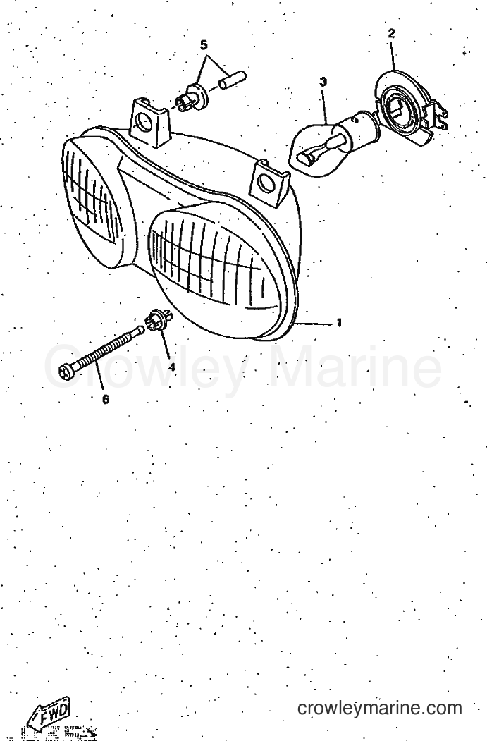1997 Scooter CW50RS - CW50RS (4TDB) [999] - HEADLIGHT
