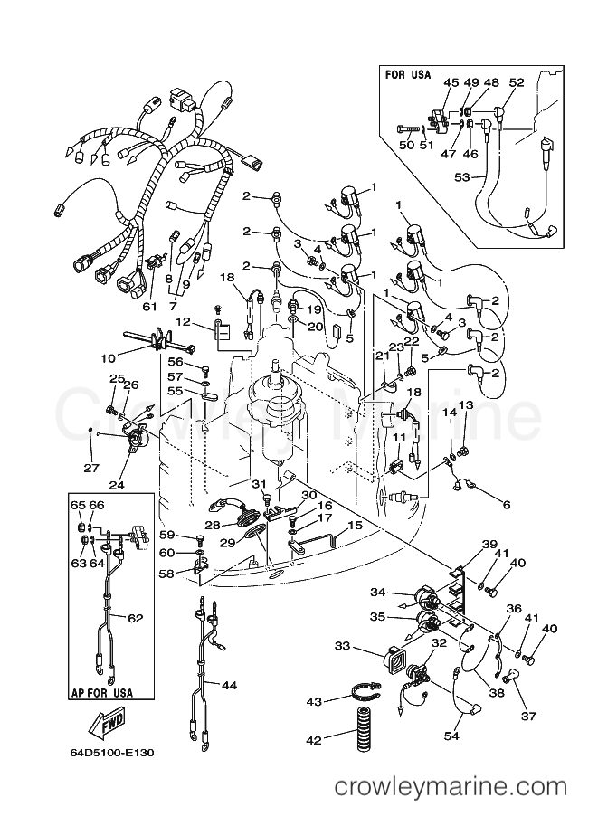 Yamaha Motors 150FETOX (64C7) [220] - ELECTRICAL 2