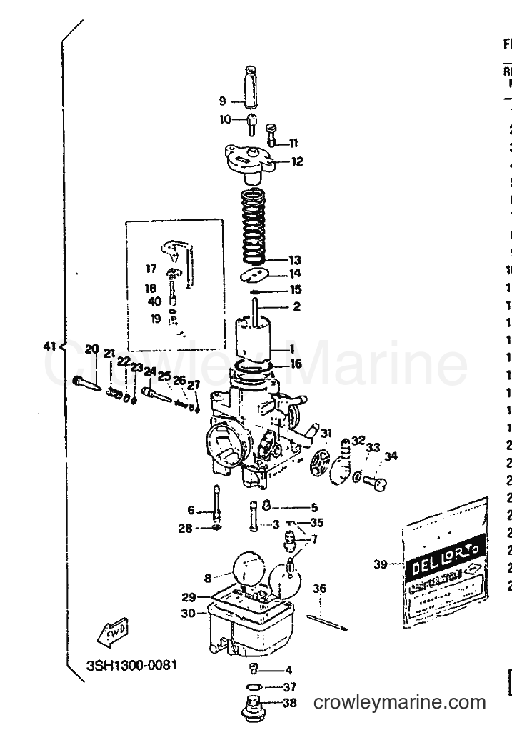 Yamaha Motors TDR125 (3SH2) [999] - CARBURETOR