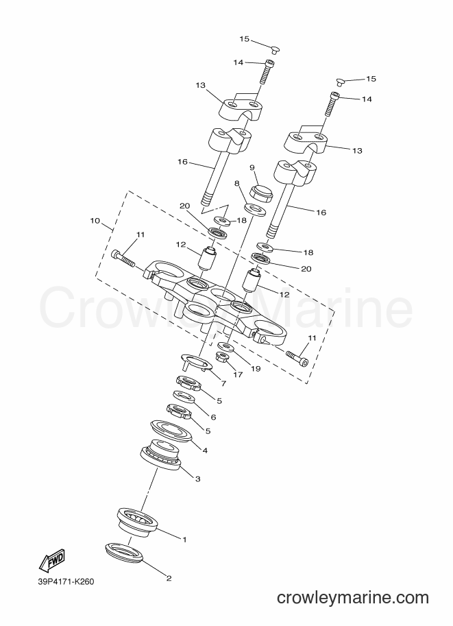 2011 Street Bike FZ8-N - FZ8-N (39P4) [010] - STEERING