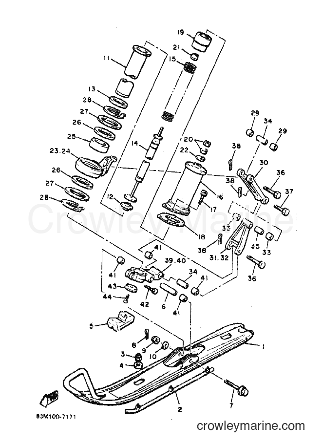 Yamaha Motors CF300P (86W1) [010] - SKI