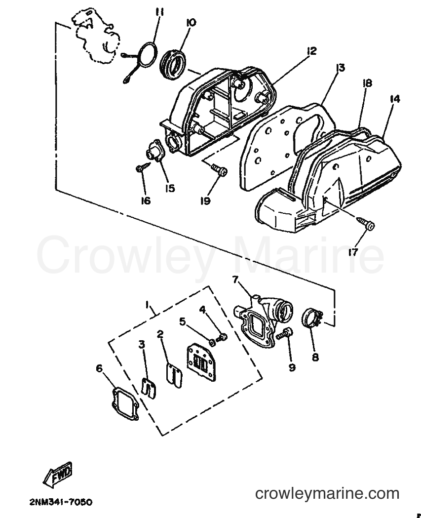 1990 Scooter SH50 - SH50 (3UV3) [999] - INTAKE