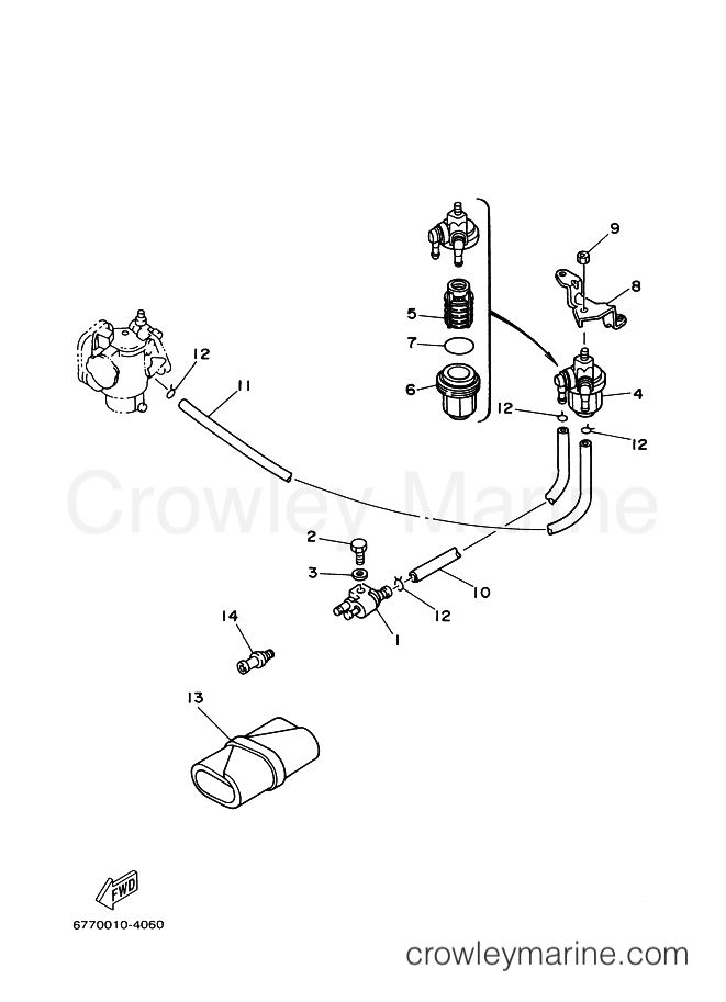 Yamaha Motors E8D (6770) [080] - FUEL