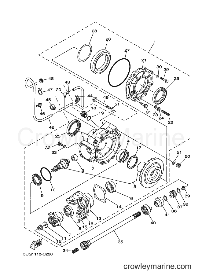 2004 ATV YXR660F - YXR660F (5UG2) [010] - DRIVE SHAFT