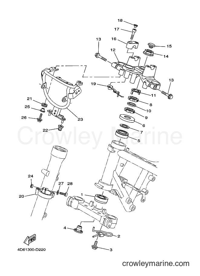 2005 Dirt Bike XG250 - XG250 (4D62) [010] - STEERING