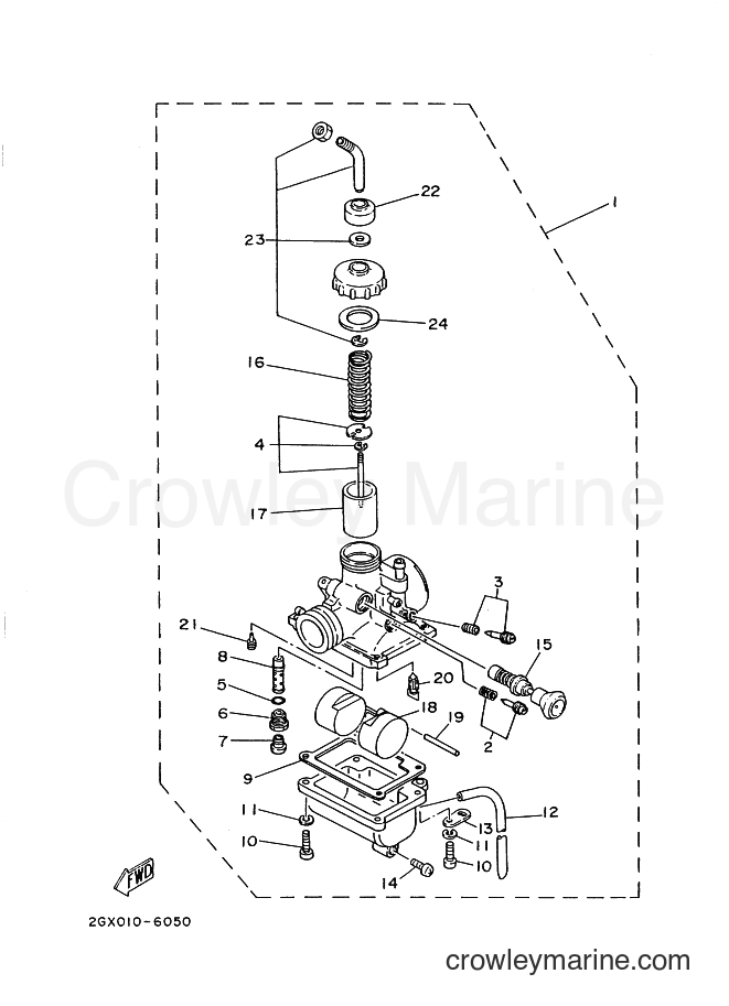 Yamaha Motors YSR80 (3VU2) [010] - CARBURETOR