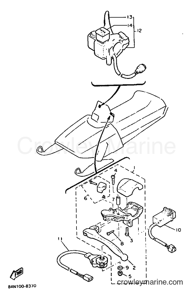 Yamaha Motors EX570BS8 (84N0) [020] - ELECTRICAL 2
