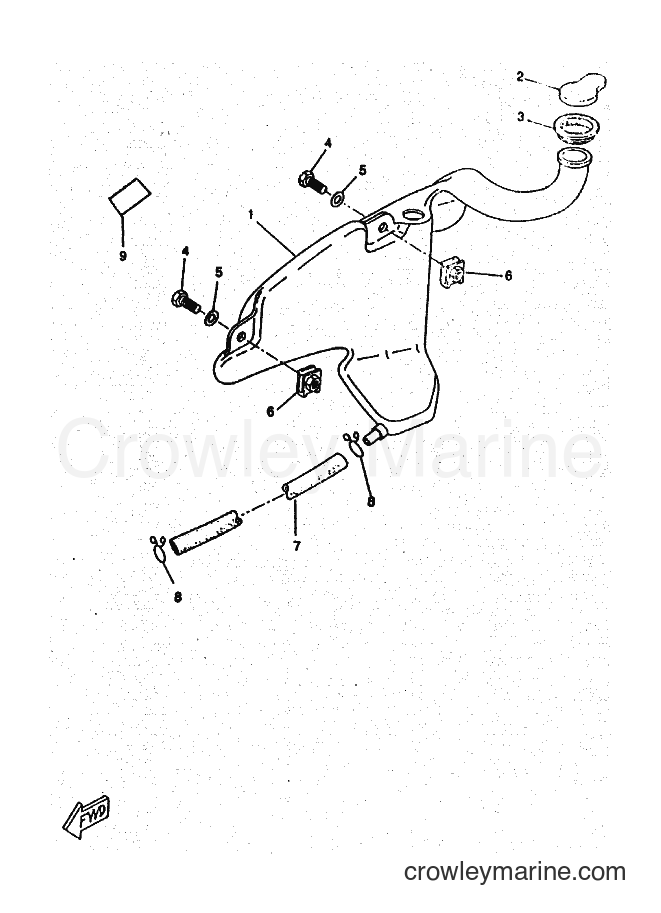 1997 Scooter CW50RSX - CW50RSX (5CD2) [010] - OIL TANK