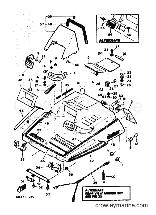 1991 Snowmobile ET400TR - ET400TR (88L1) [020] - SHROUD & WINDSHIELD