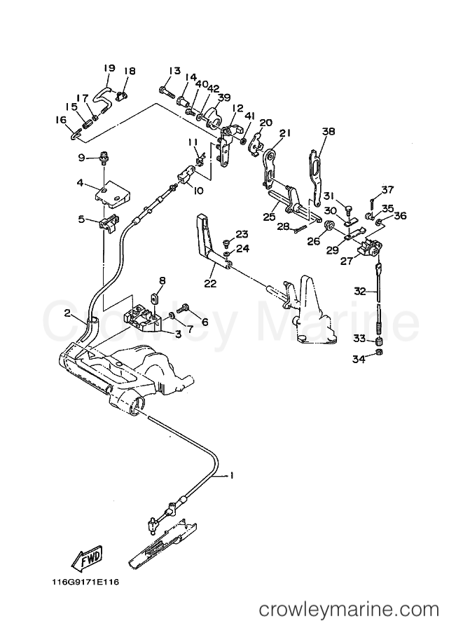 Yamaha Motors F9.9B (6G90) [010] - CONTROL